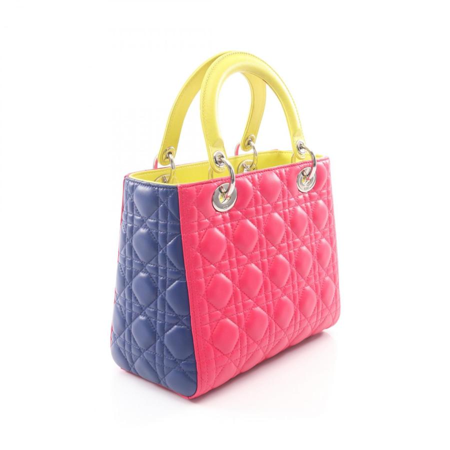 美品✨Lady Dior✨iPhone12✨カナージュ✨ラムスキン✨ディオール✨ ディオール LADY DIOR レディディオール カナージュ 2WAY ブランドオフ
