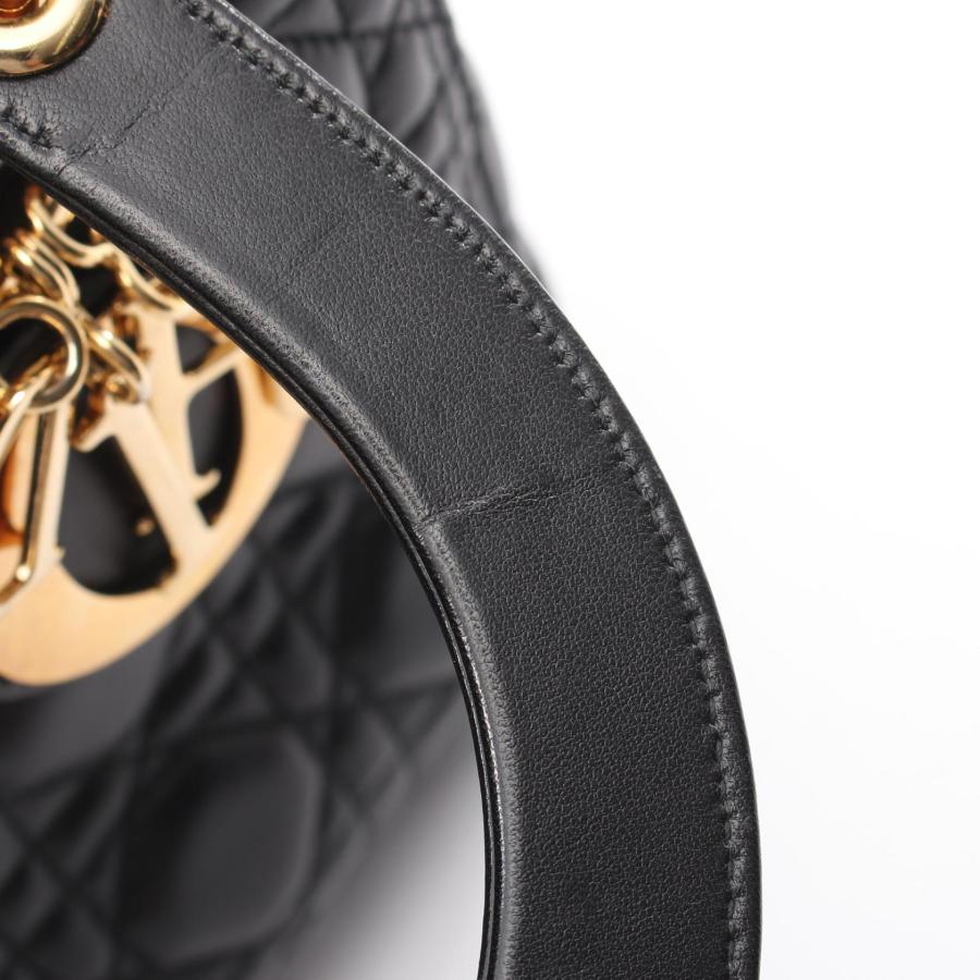 爆買 ディオール LADY DIOR レディディオール ミディアム 2WAY