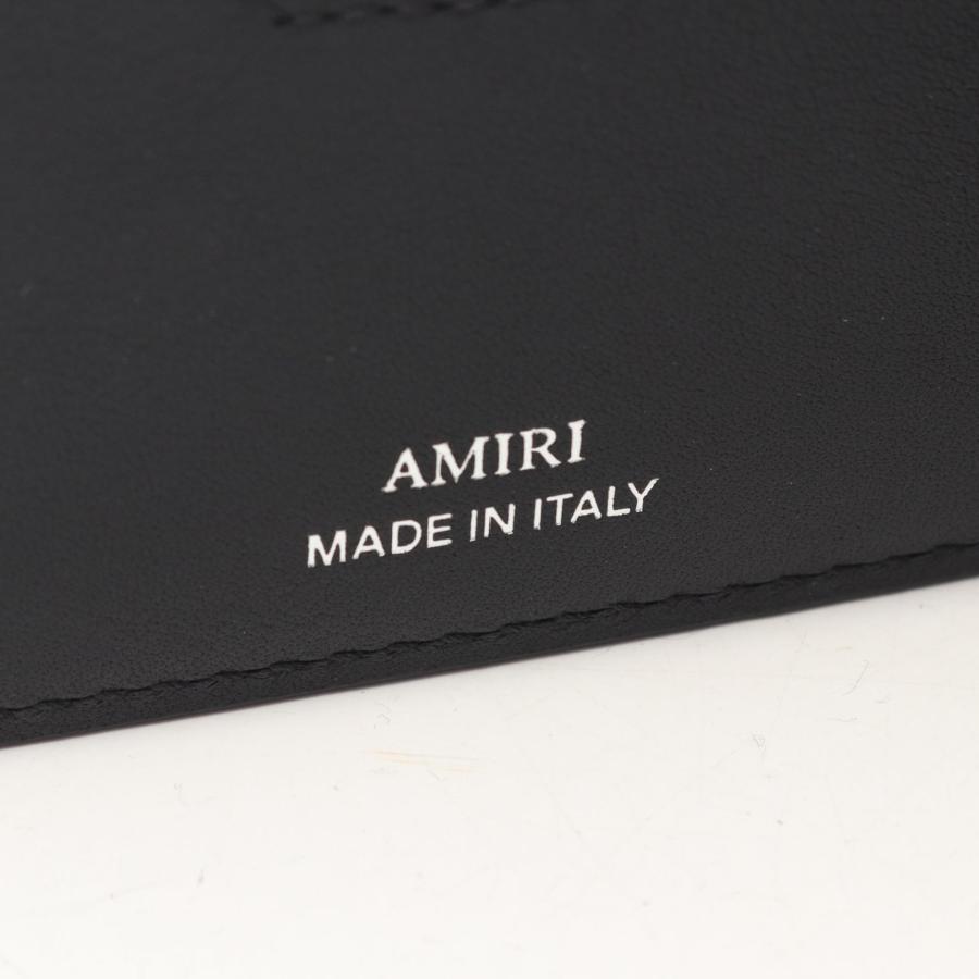 アミリ HOLLYWOOD BIFOLD ブランドオフ AMIRI レザー 二つ折り財布 カーフレザー メンズの画像