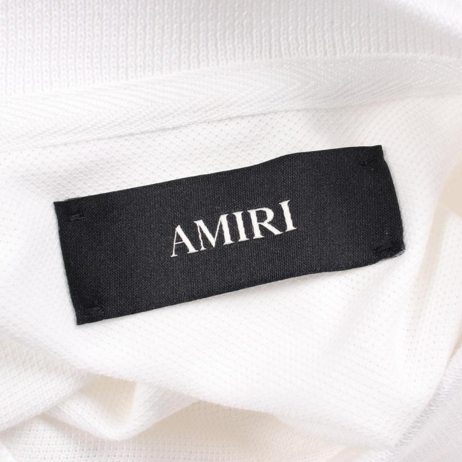 アミリ ロゴ刺繍 ブランドオフ AMIRI コットン ポロシャツ 綿 メンズの画像