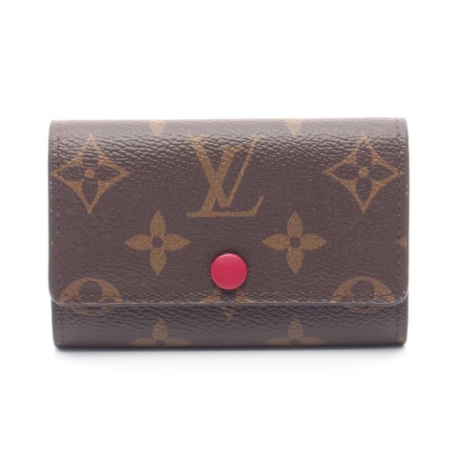 【美品】ルイヴィトン モノグラム ミュルティクレ6 キーケース フューシャ LOUIS VUITTON（ルイ・ヴィトン） 爆買 ミュルティクレ6 モノグラム