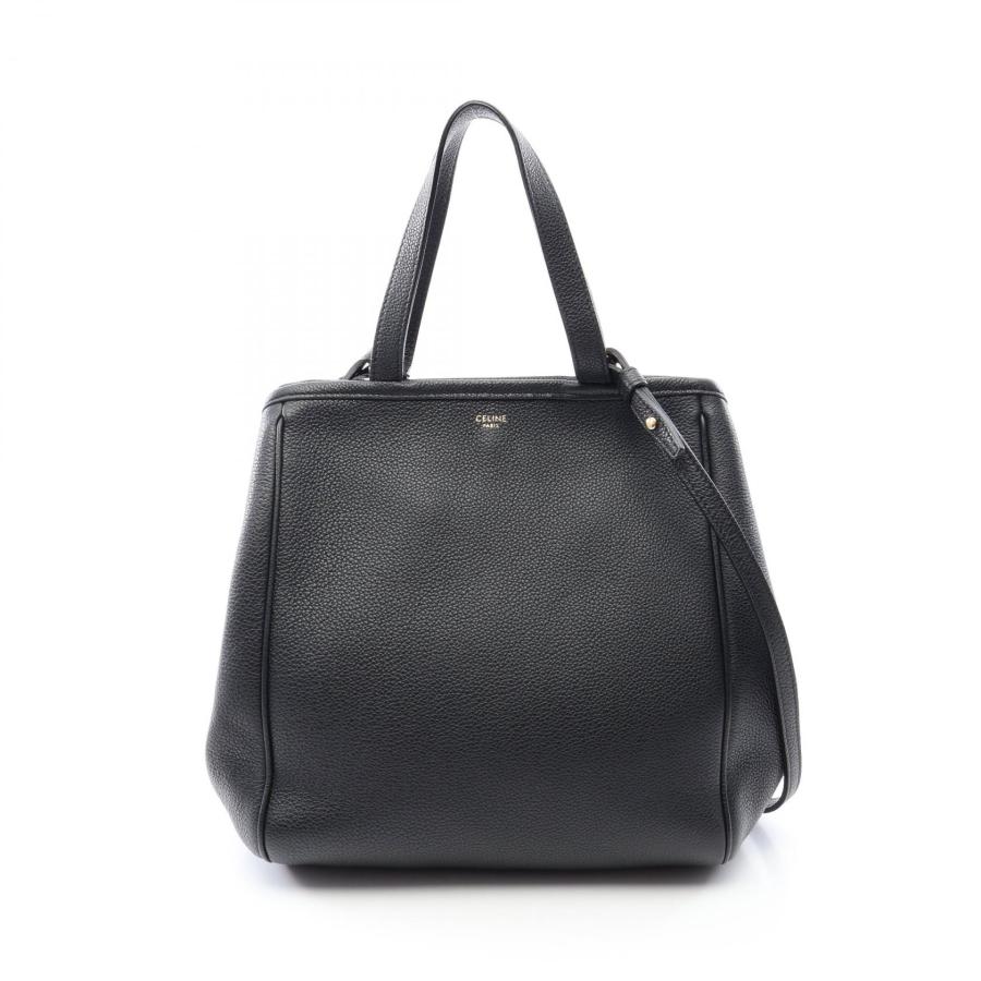 セリーヌフォールドカバ　ブラック CELINE（セリーヌ） スモール フォールドカバ 2WAY ブランドオフ