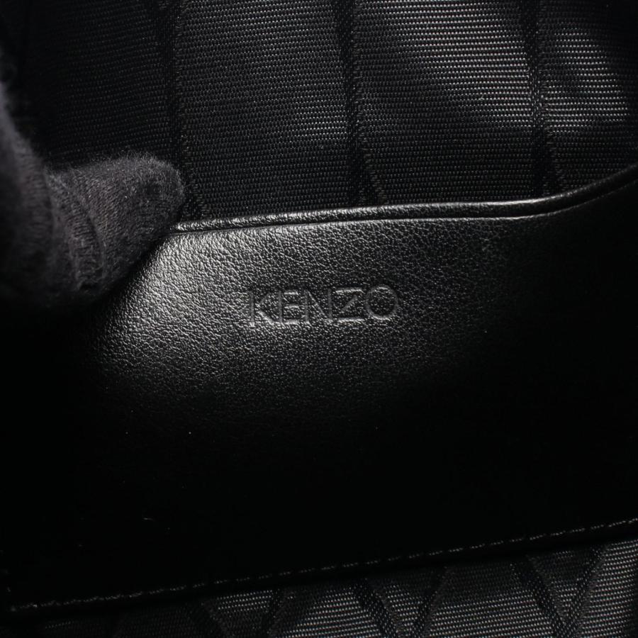 KENZO（ケンゾー） アイ ブランドオフ レザー セカンドバッグ クラッチ