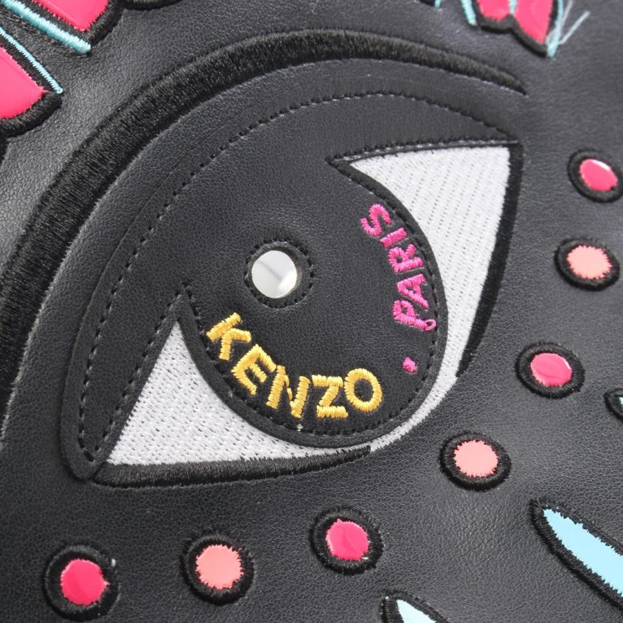 KENZO（ケンゾー） アイ ブランドオフ レザー セカンドバッグ クラッチ