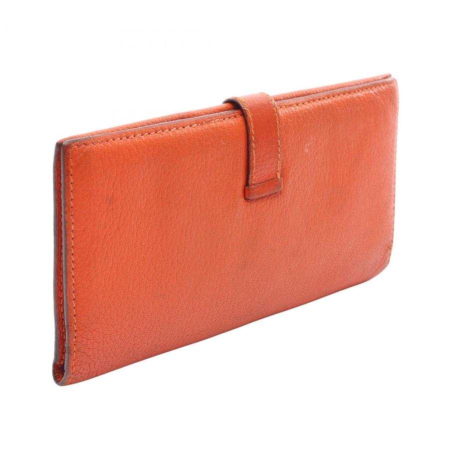 HERMES（エルメス） ベアンスフレ ブランドオフ レザー 二つ折り長財布