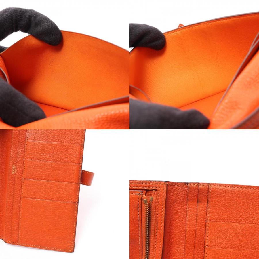 HERMES（エルメス） ベアンスフレ ブランドオフ レザー 二つ折り長財布