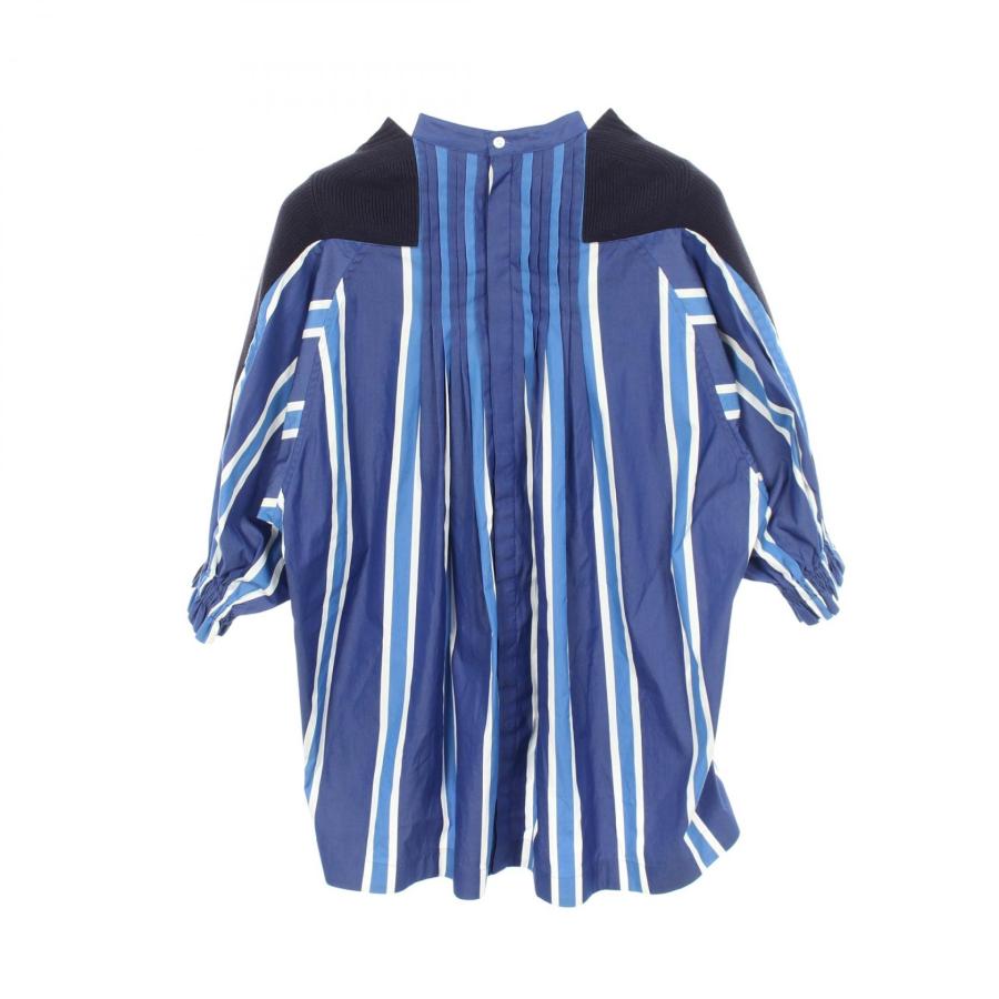 sacai（サカイ） ストライプ ドッキング ブラウス ブランドオフ
