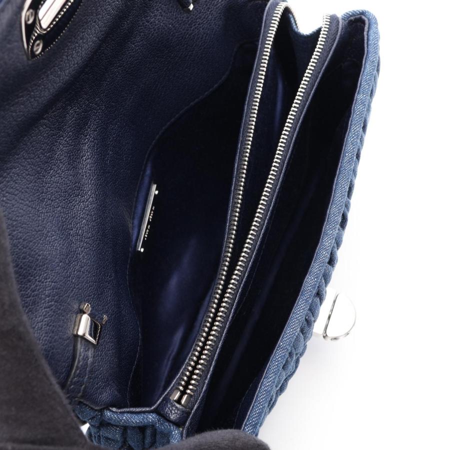 ミュウ DENIM CRYSTAL マテラッセ ブランドオフ Miu デニム ショルダー