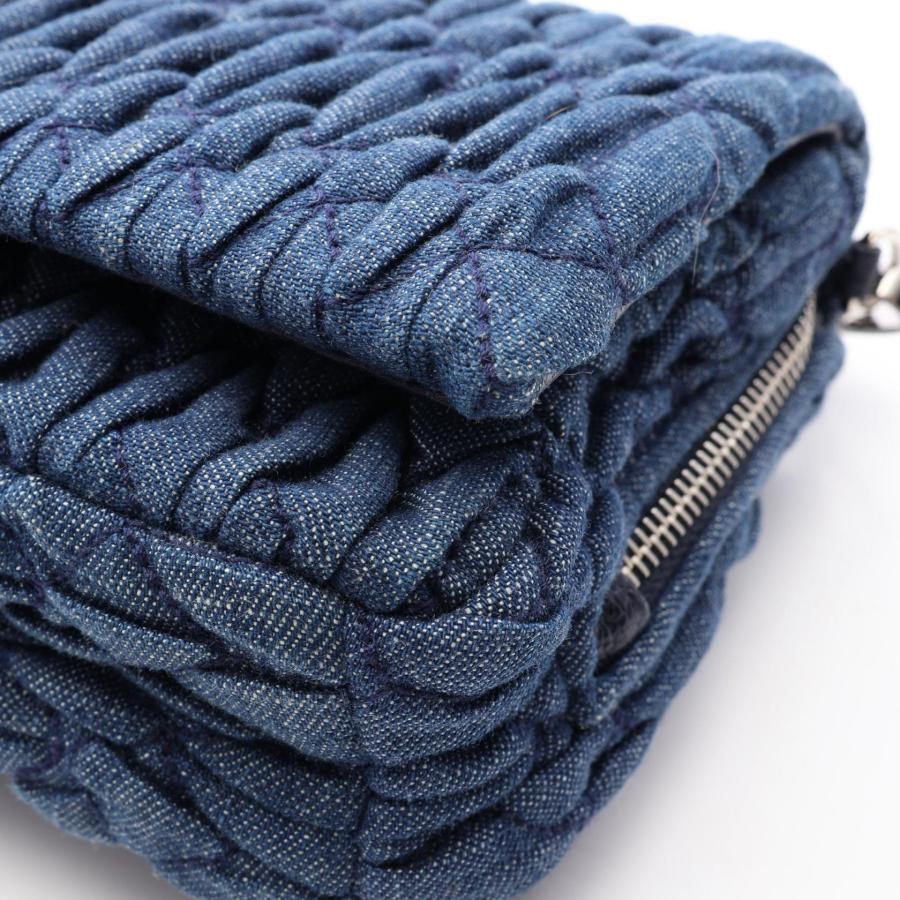 ミュウ DENIM CRYSTAL マテラッセ ブランドオフ Miu デニム ショルダー