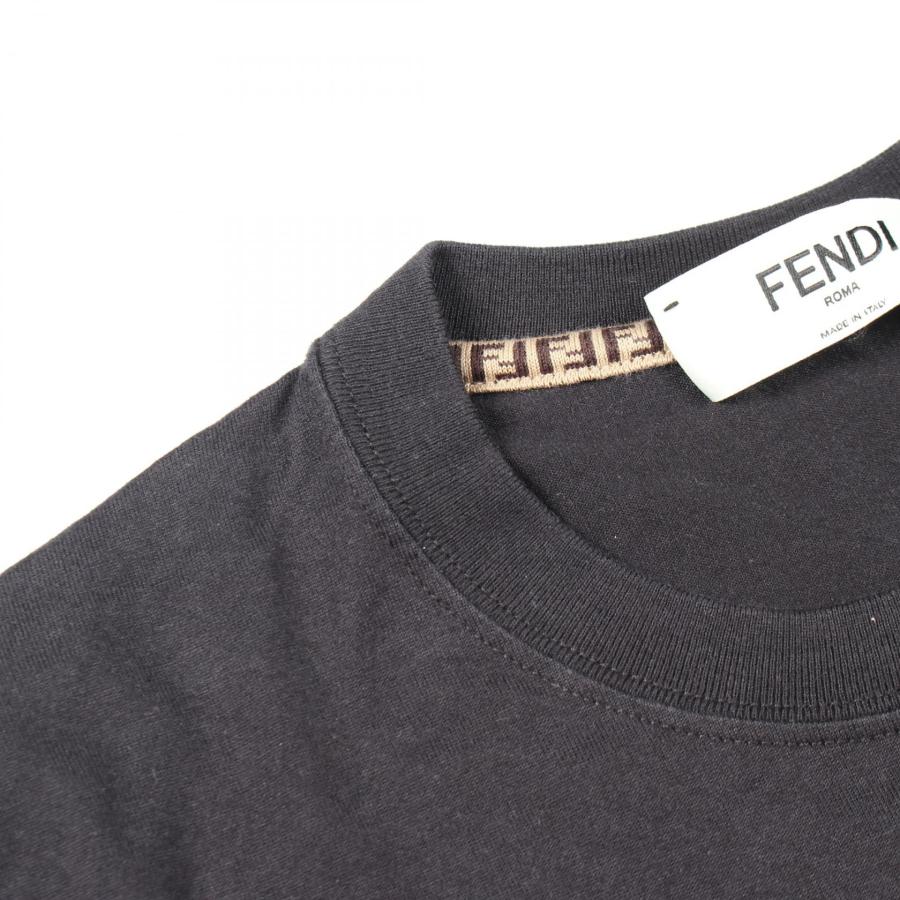 FENDI（フェンディ） ロゴ スパンコール ブランドオフ コットン 半袖T 