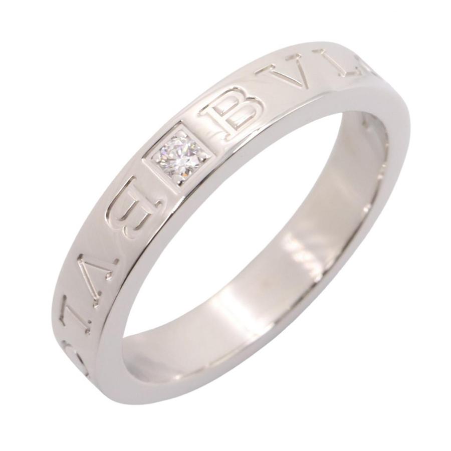 【 K18WG / BVLGARI 】 750 B-zero1 リング BVLGARI（ブルガリ） B-zero1 ビーゼロワン リング 1PD ブランドオフ