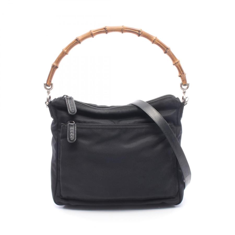 GUCCI（グッチ） バンブー 2WAY ブランドオフ キャンバス ハンドバッグ