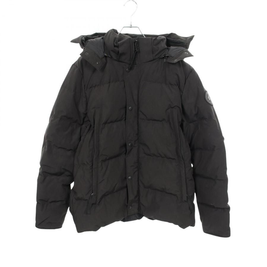 カナダグース   WYNDHAM BLACK LABEL ダウンジャケット 衣料品 アウター ポリエステル メンズ ブラック系 2048MB 【中古】 CANADA GOOSE（カナダグース） WYNDHAM BLACK LABEL ブランドオフ