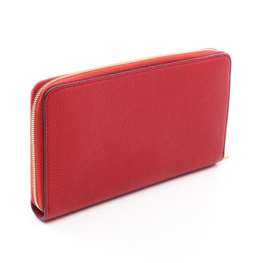 CELINE（セリーヌ） ブランドオフ レザー ラウンド長財布 レザー 中古