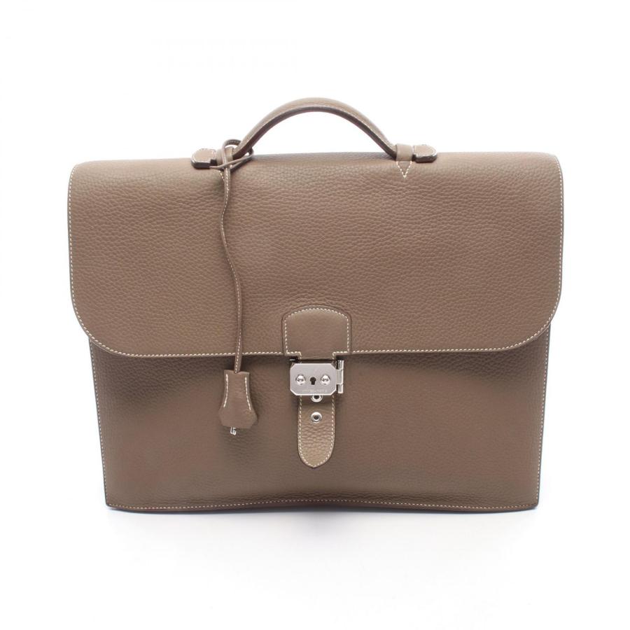 エルメス サックアデペッシュ 38 トリヨンクレマンス ブリーフケース HERMES（エルメス） サックアデペッシュ38 ブランドオフ レザー