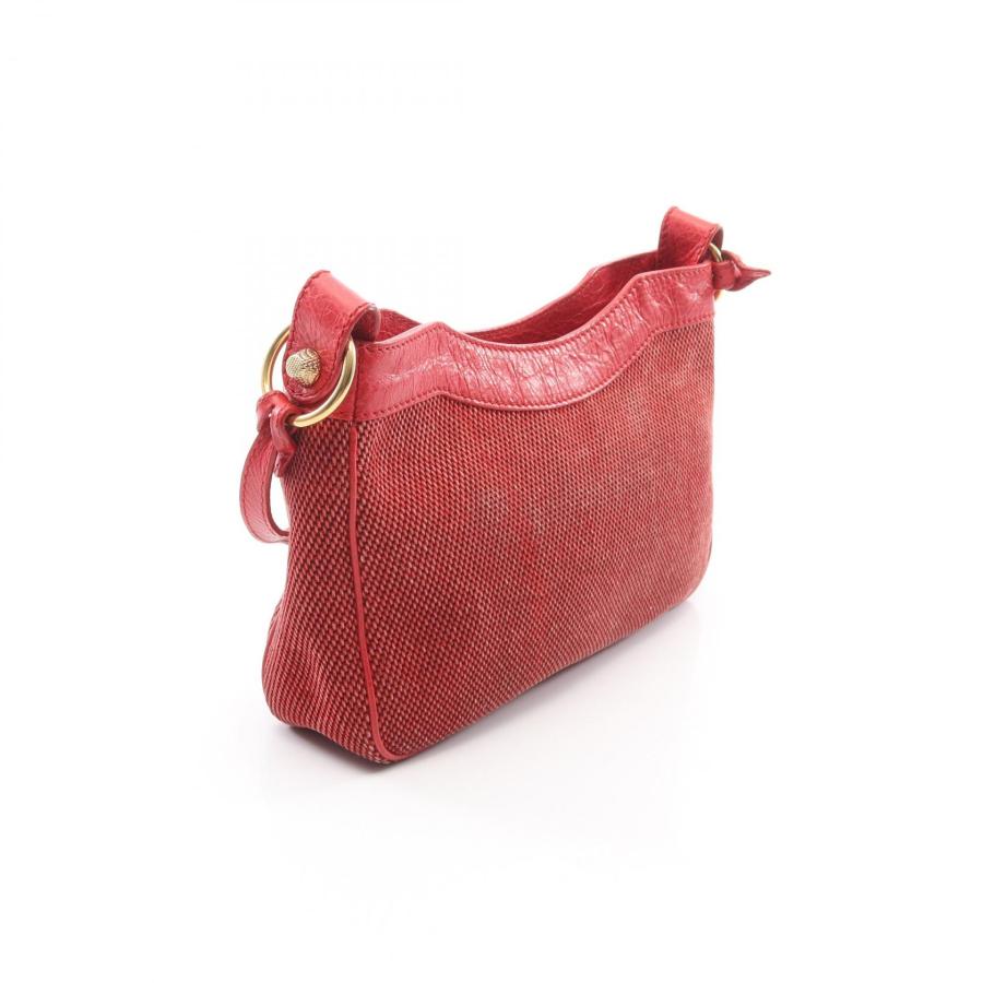 BALENCIAGA ザ ジャイアントヒップ レッド レザー ショルダー BALENCIAGA（バレンシアガ） ジャイアントヒップ ブランドオフ