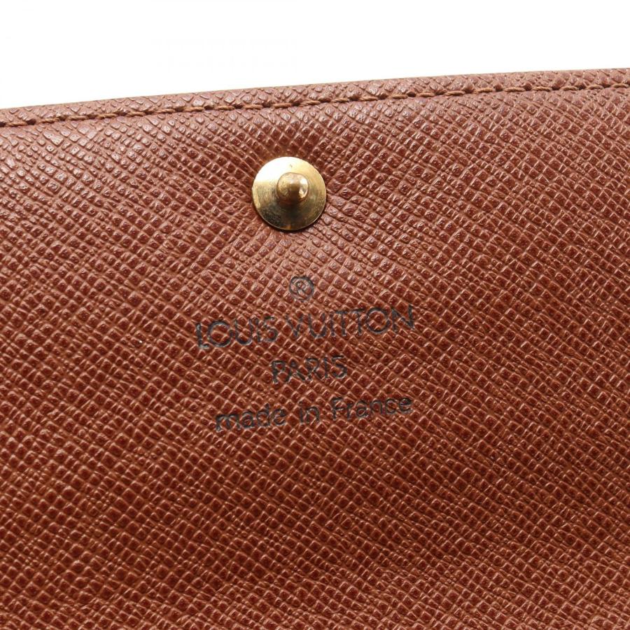美品 ルイヴィトン ポルトモネクレディ モノグラム 二つ折り財布 A0009 LOUIS VUITTON（ルイ・ヴィトン） ポシェット ポルト モネ クレディ