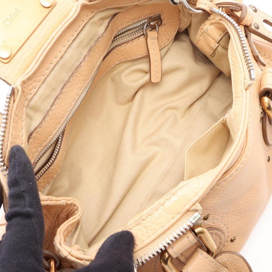 Chloeクロエミニサイズ パラティーレザー ハンドバッグ Chloe（クロエ） ミニパディントン ブランドオフ レザー ハンドバッグ