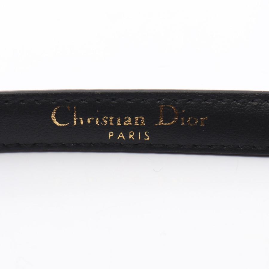 ディオール CDロゴ レオパード ブランドオフ Dior レザー ベルト 中古