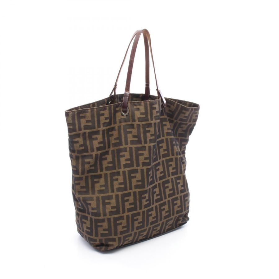 FENDI（フェンディ） ズッカ ブランドオフ ナイロン トートバッグ