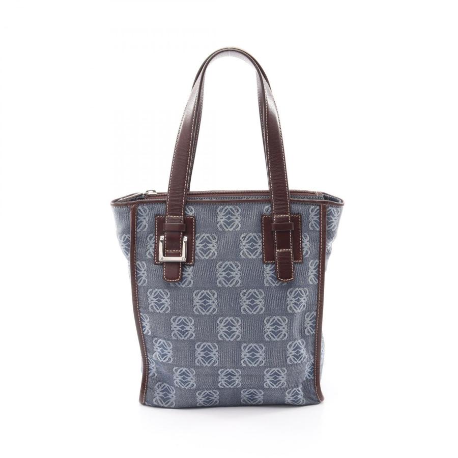 LOEWE（ロエベ） リピート アナグラム ブランドオフ キャンバス トート