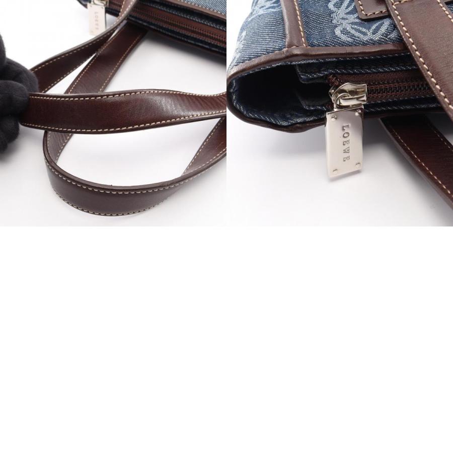 LOEWE（ロエベ） リピート アナグラム ブランドオフ キャンバス トート