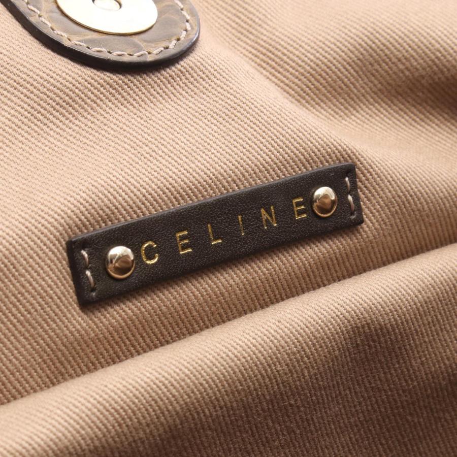 CELINE（セリーヌ） マカダム クロコ型押し ブランドオフ キャンバス