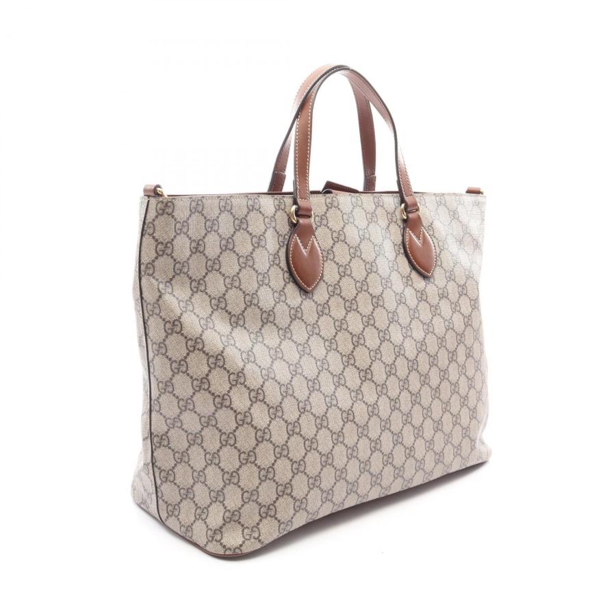 GUCCI 美品　スプリーム コーティングキャンバス　トートバッグ GUCCI（グッチ） GGスプリーム 2WAY ブランドオフ GUCCI PVC