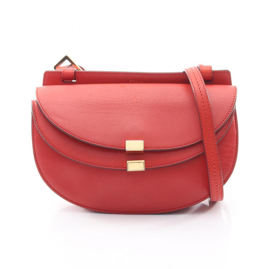 じま様　Chloe クロエ ショルダーバッグ　エコメルカリ便 Chloe（クロエ） ジョージア ブランドオフ レザー ショルダーバッグ