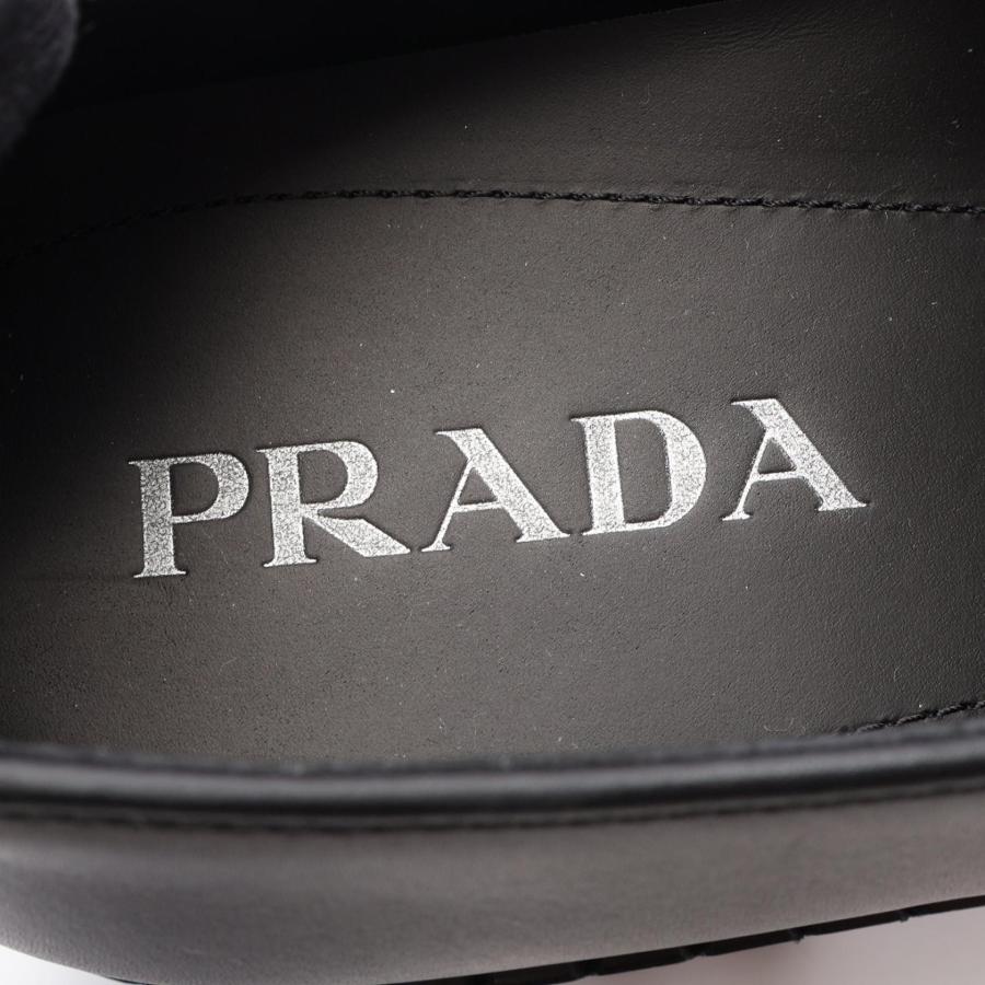 PRADA（プラダ） 三角プレート ブランドオフ レザー ローファー 中古