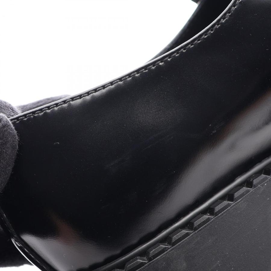 PRADA（プラダ） 三角プレート ブランドオフ レザー ローファー 中古