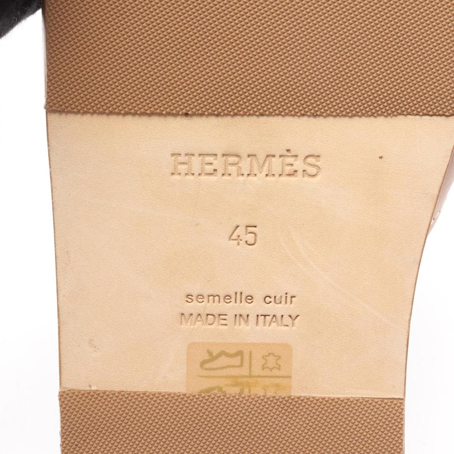 HERMES（エルメス） オラン ブランドオフ カーフ（牛革） サンダル