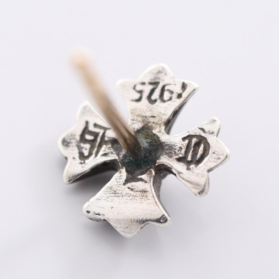 Silver925 両耳　スタッドピアス　chプラス シルバー アクセサリー クロムハーツ CHプラス スタッド ブランドオフ CHROME HEARTS シルバー