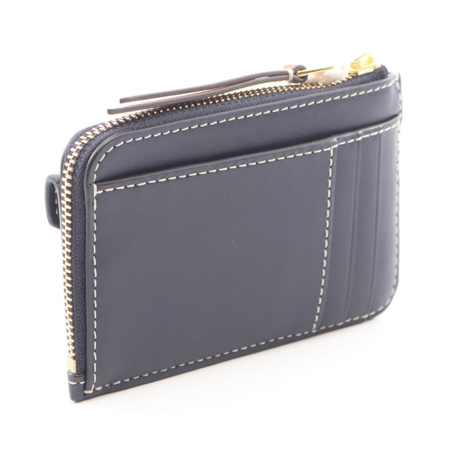 TORY BURCH（トリーバーチ） Tモノグラム カードケース キーリング付き
