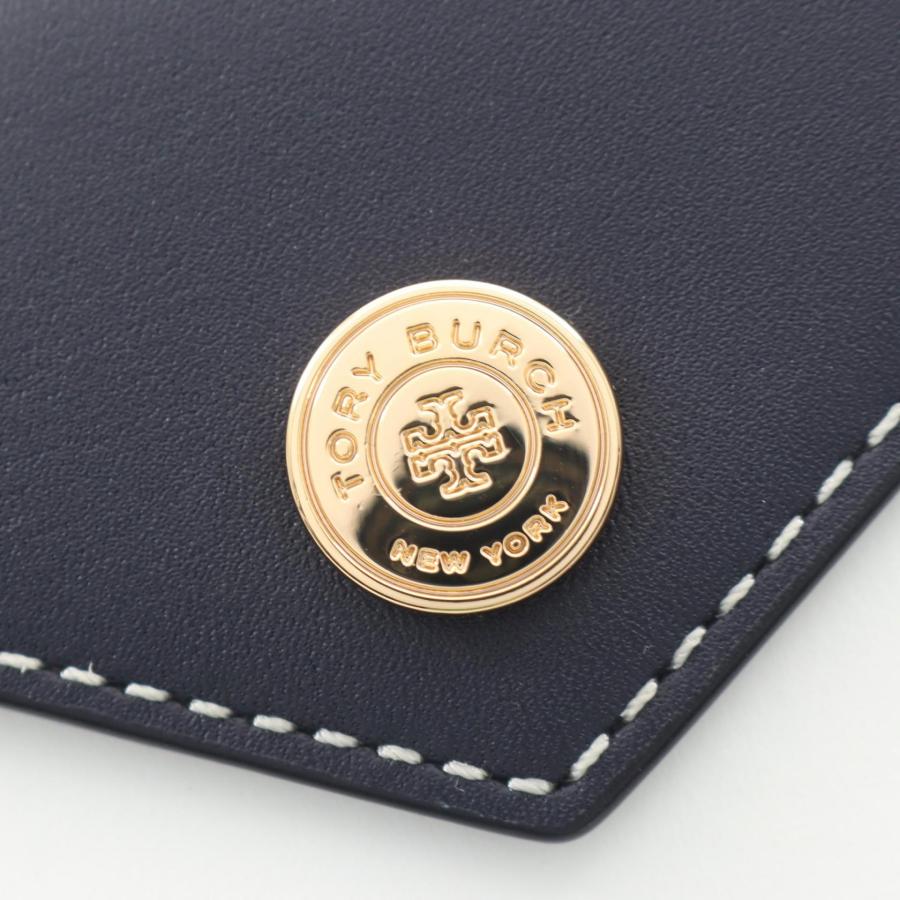 TORY BURCH（トリーバーチ） Tモノグラム カードケース キーリング付き