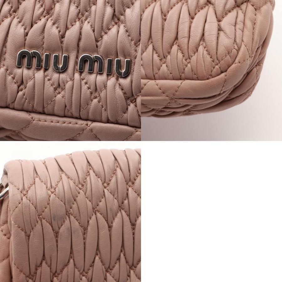 ミュウ マテラッセ 2WAY ブランドオフ Miu レザー ショルダーバッグ 