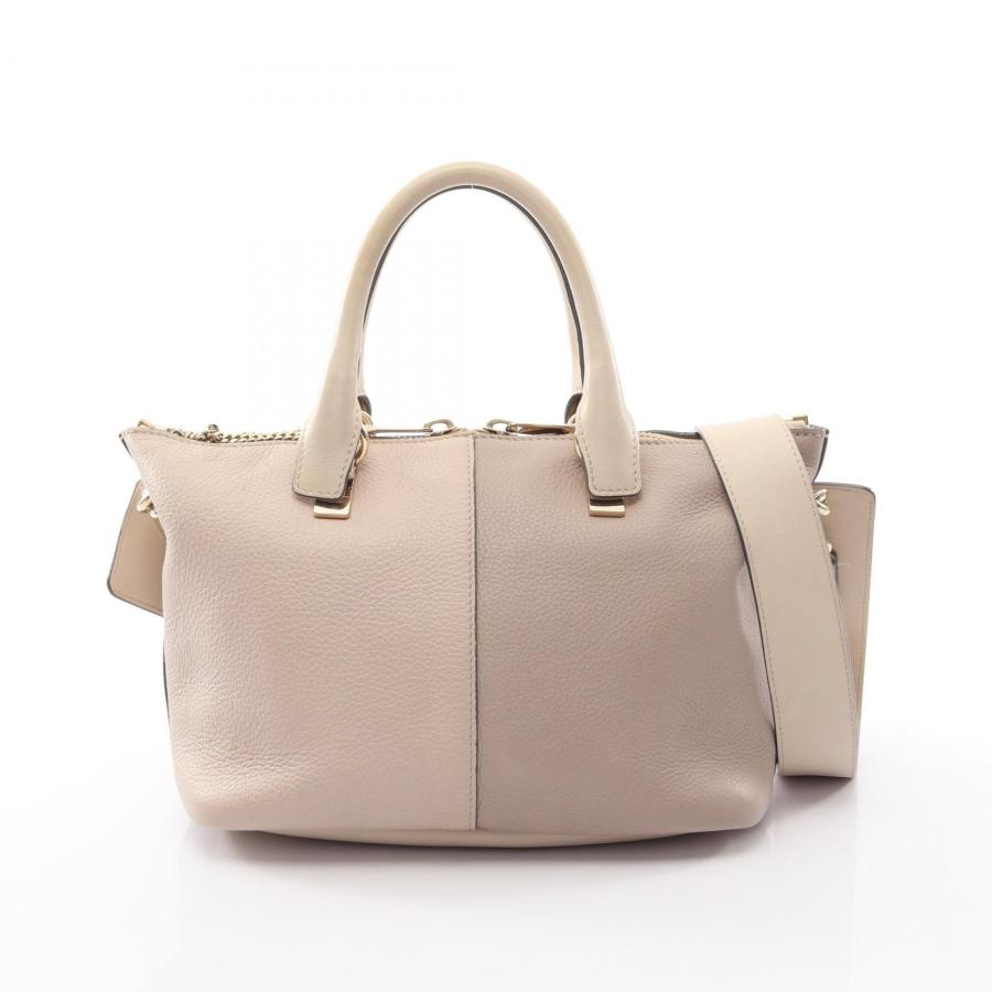【美品】Chloe Pixie アイボリー2way レザー スウェード 保存袋付 Chloe（クロエ） ベイリー バイカラー 2WAY ブランドオフ レザー