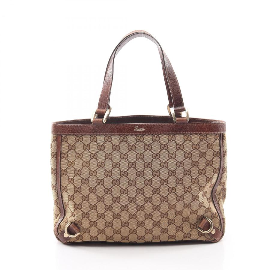 【美品】GUCCI グッチ アビー GGキャンバス トートバッグ ブラウン GUCCI（グッチ） アビー ブランドオフ キャンバス トートバッグ GG