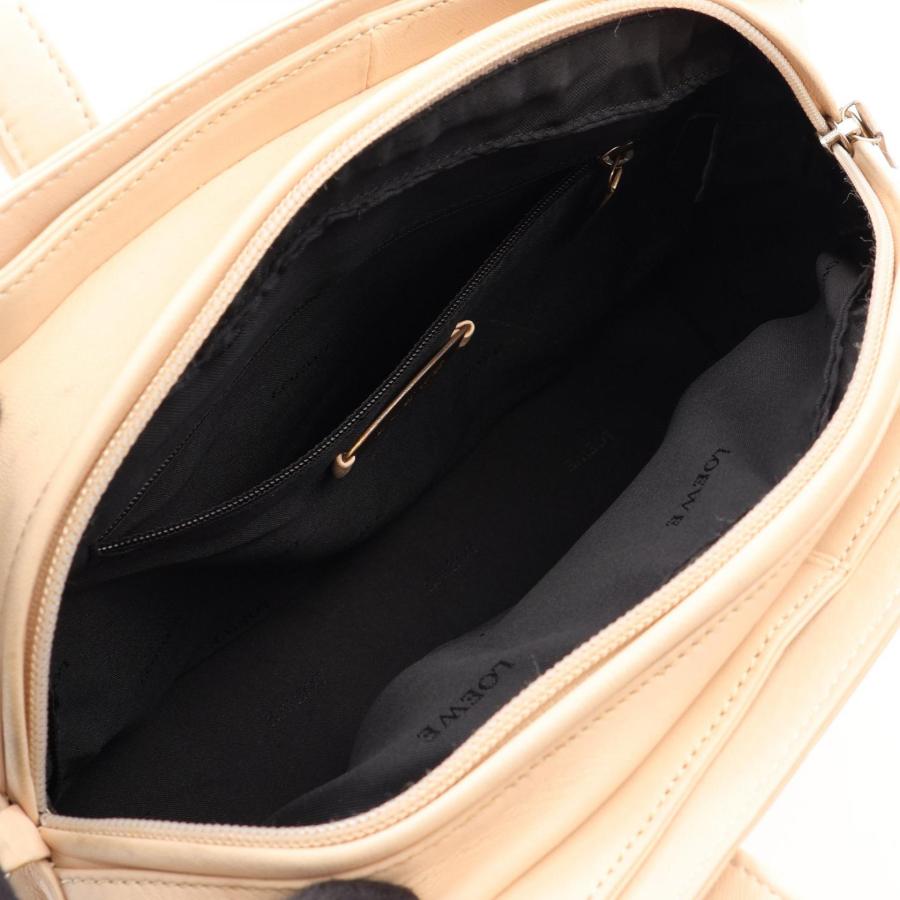 LOEWE（ロエベ） アナグラム ブランドオフ レザー ハンドバッグ レザー