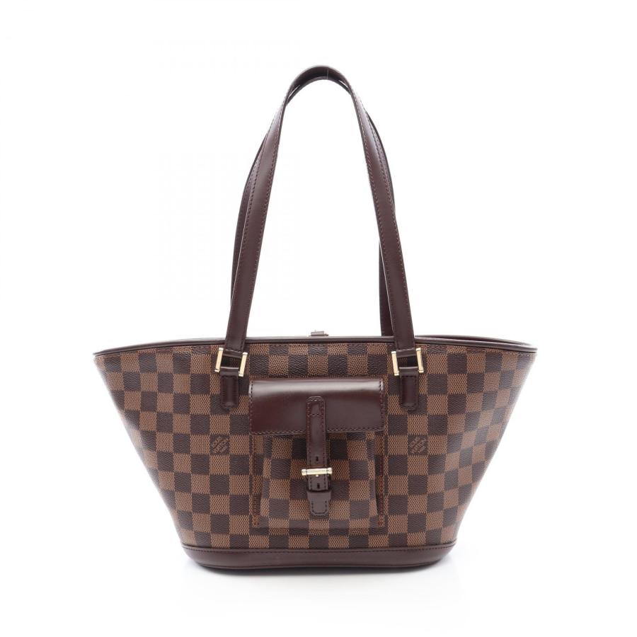 正規品 ルイヴィトン ダミエ エベヌ マノスクPM トートバッグ LOUIS VUITTON（ルイ・ヴィトン） マノスクPM ダミエエベヌ ブランド