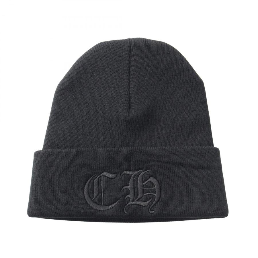 CHROME HEARTS クロムハーツ ニットキャップ CHロゴ エンブロイダリー ニット帽 爆買 クロムハーツ CHロゴエンブロイダリー ニットキャップ ブランド