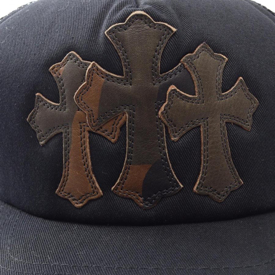 CHROME HEARTS クロムハーツ キャップ 3セメタリークロスパッチ カモフラージュ トラッカー メッシュ クロムハーツ トラッカー メッシュキャップ 3セメタリークロスパッチ