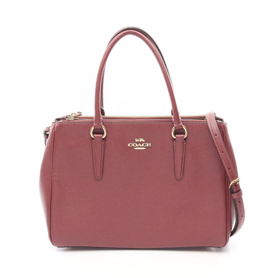 COACH（コーチ） 2WAY ブランドオフ レザー トートバッグ レザー 中古