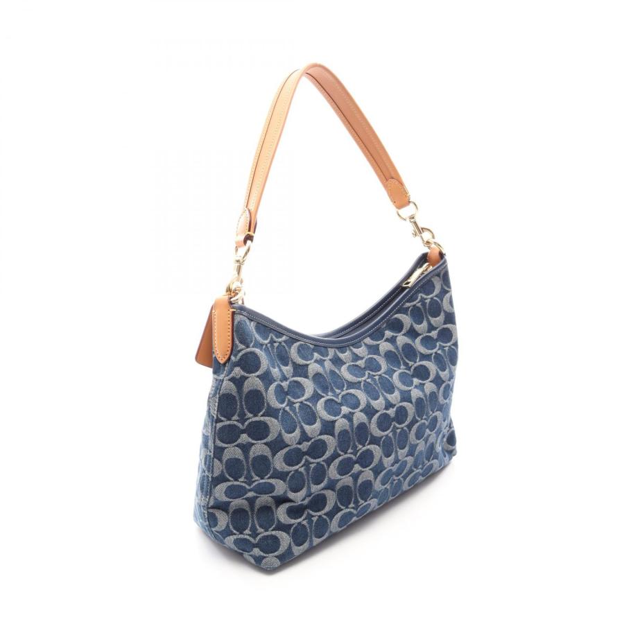 【中古品】COACH コーチ ショルダーバッグ デニム Y2K カジュアル COACH（コーチ） ローレル シグネチャー 2WAY ブランドオフ デニム