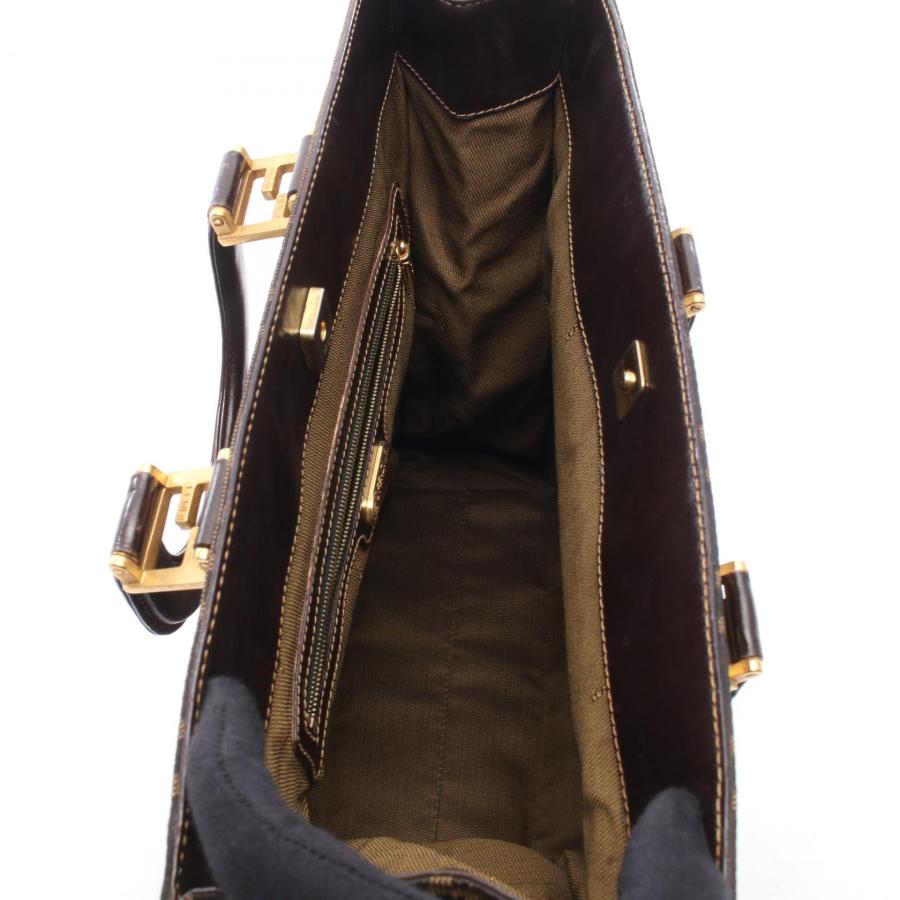 FENDI（フェンディ） ズッカ ブランドオフ キャンバス トートバッグ