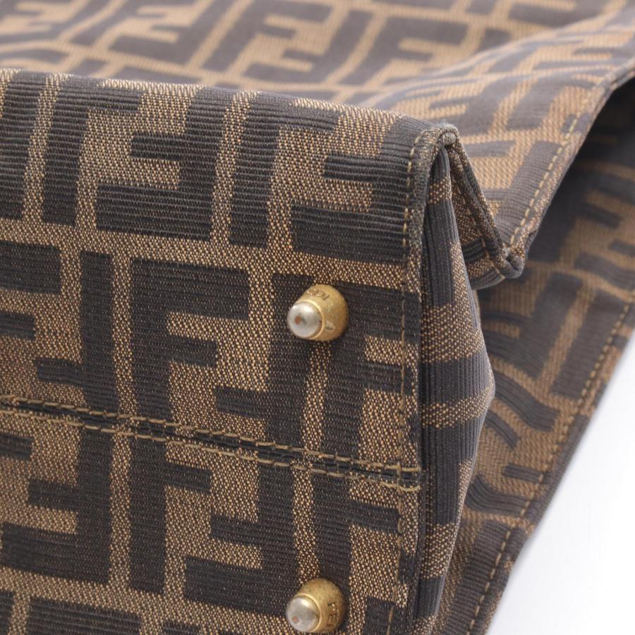 FENDI（フェンディ） ズッカ ブランドオフ キャンバス トートバッグ