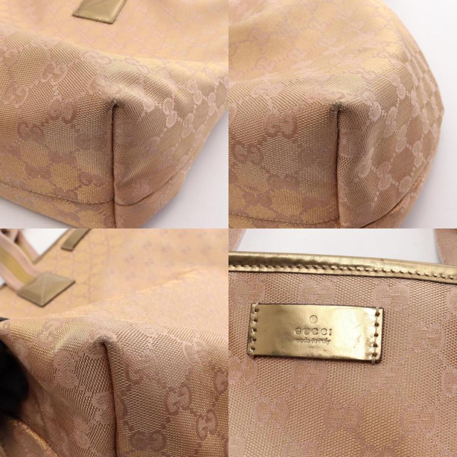 GUCCI（グッチ） ウェビングライン ブランドオフ キャンバス トート