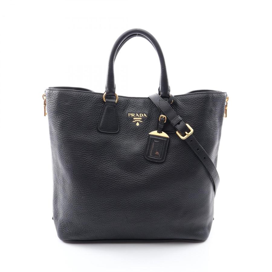 PRADA（プラダ） 2WAY ブランドオフ レザー トートバッグ カーフレザー 