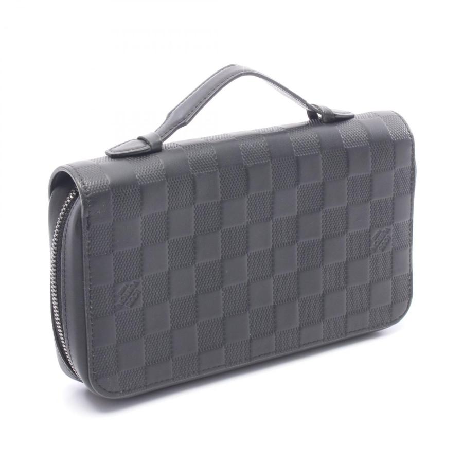 超美品　ルイヴィトン ジッピー XL ダミエ アンフィニ オニキス LOUIS VUITTON（ルイ・ヴィトン） ジッピーXL ダミエアンフィニ