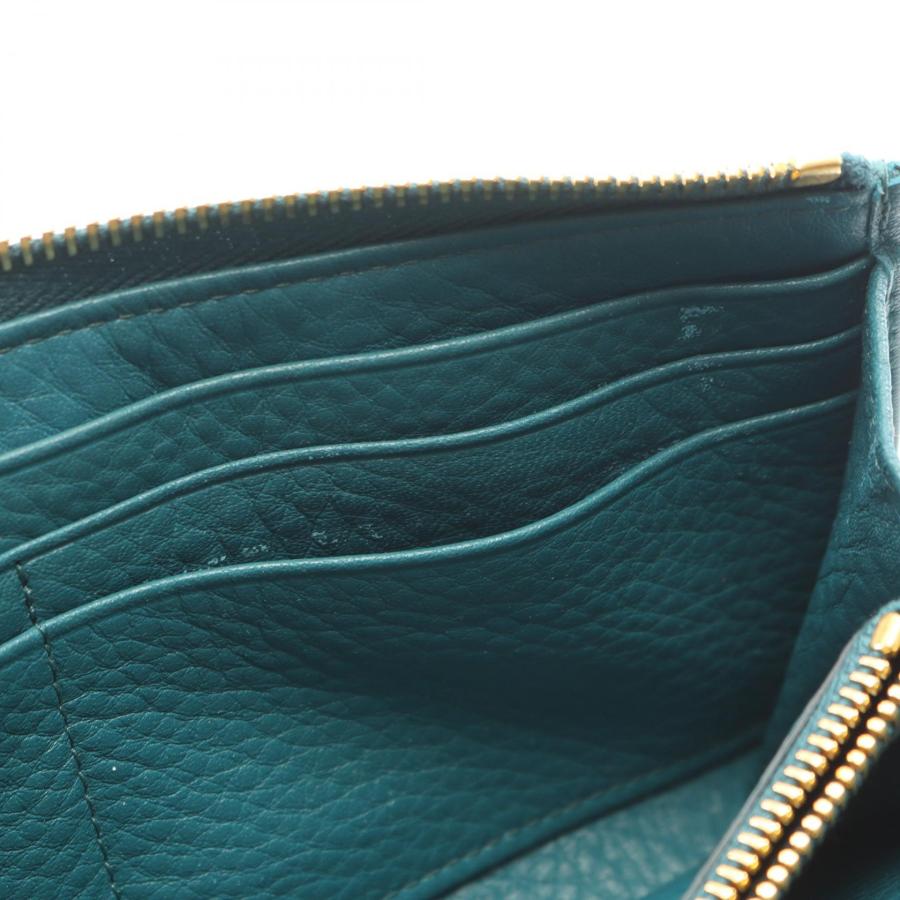PRADA（プラダ） メタル ロゴ L型ZIP長財布 ブランドオフ レザー L型